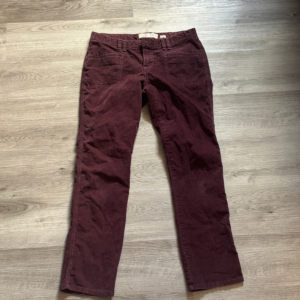 Old Navy Women's Maroon/Burgundy Lowest Rise